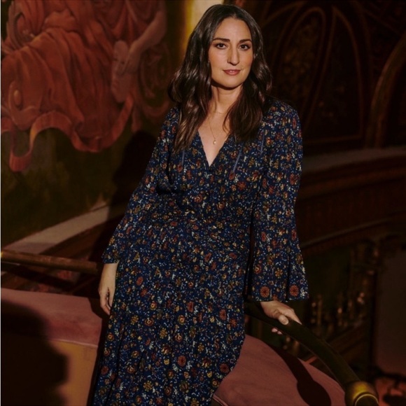 Veronica Beard Shireen Pleated Floral Midi-Dress Ink color Size 2 NWOT Romantic - Picture 3 of 15